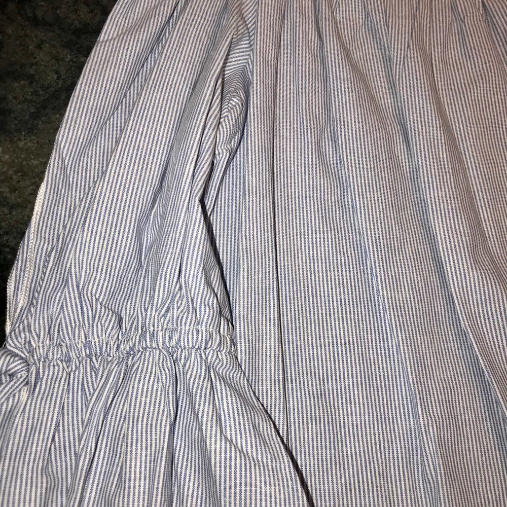 1 L left โขCotton/Linen Off The Shoulder Blouse Top - Picture 2 of 5